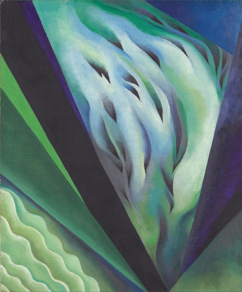 Blue and Green Music by Georgia O'Keeffe, 1921