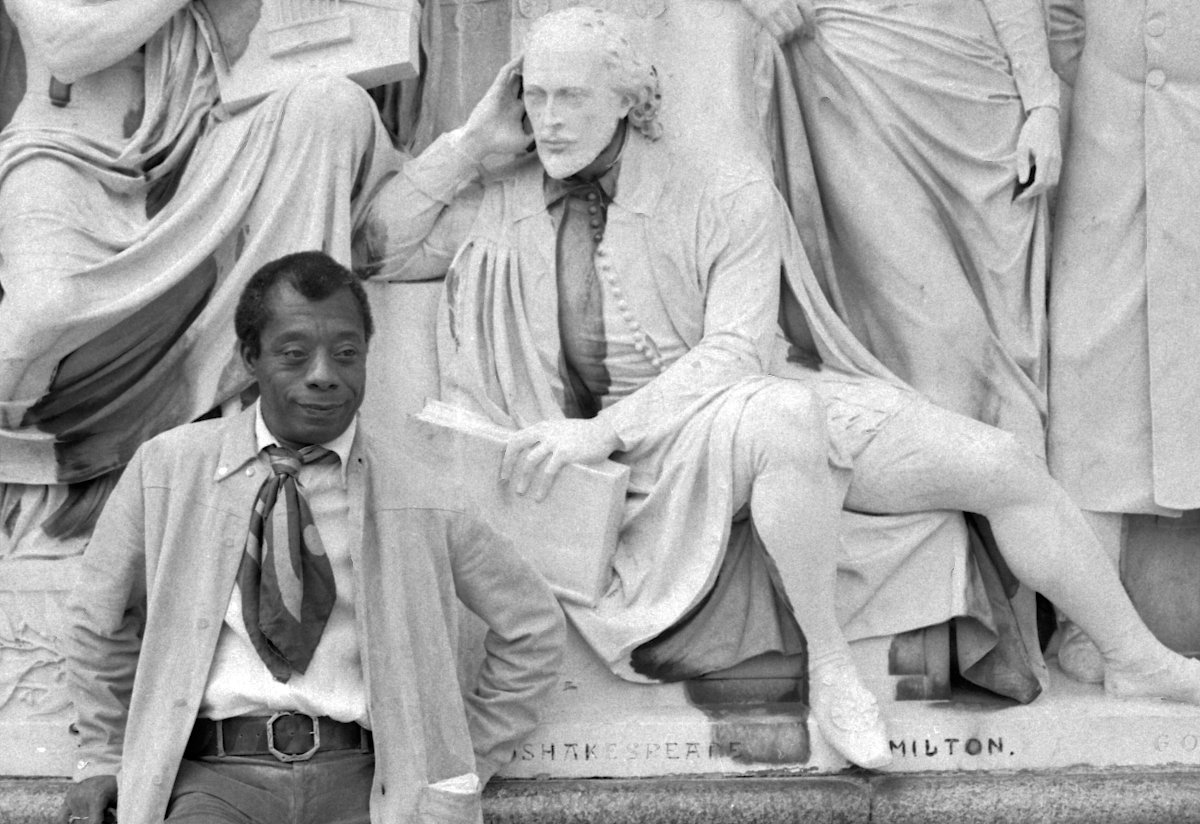James Baldwin photo by Allan Warren