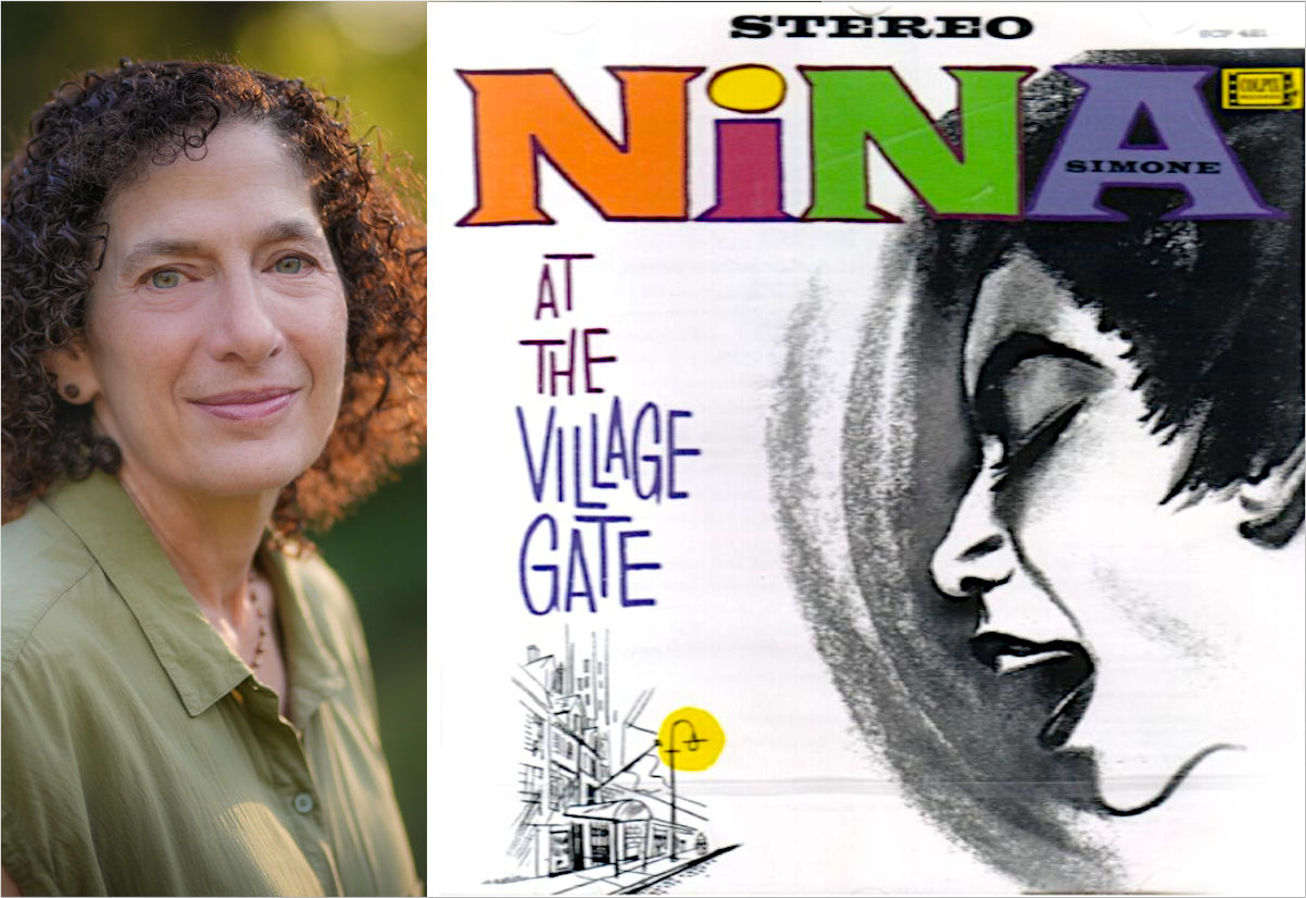 Ruth Feldstein and Nina Simone record cover