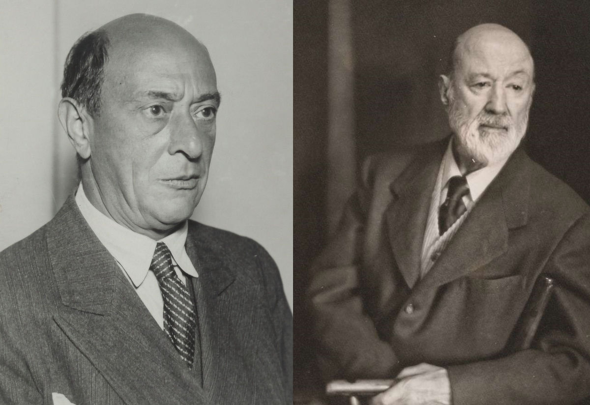 Arnold Schonberg and Charles Ives