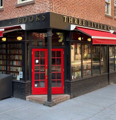 Photograph of the Three Lives and Co bookstore